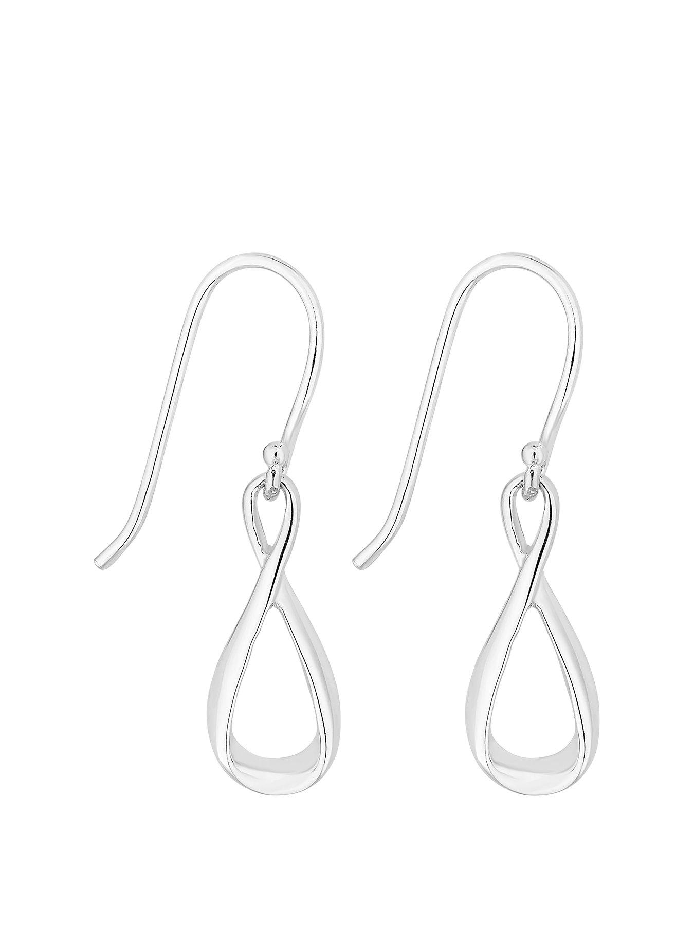 simply-silver-sterling-silver-925-infinity-drop-earringsfront