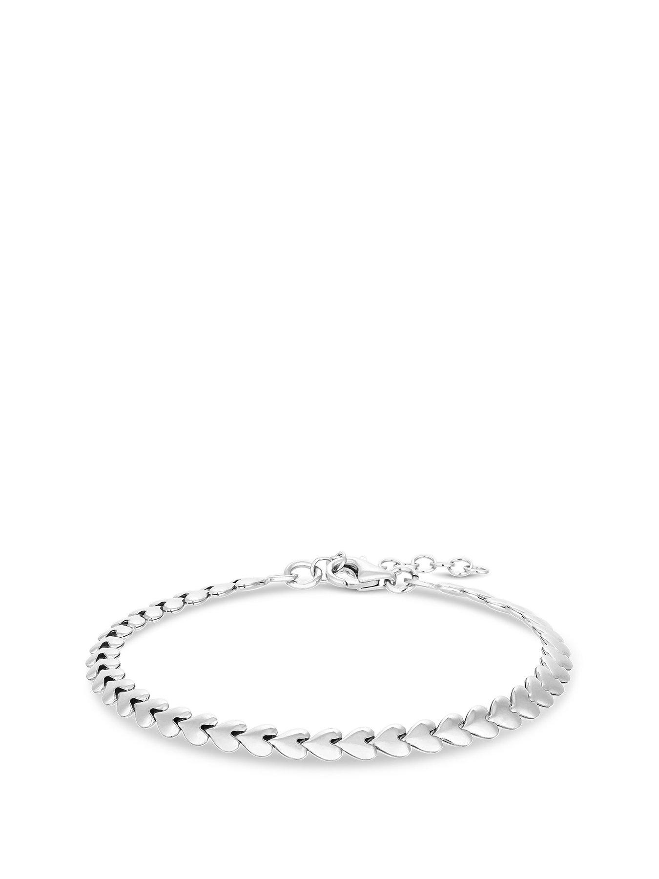 simply-silver-simply-silver-sterlingnbsp925-heart-row-bracelet