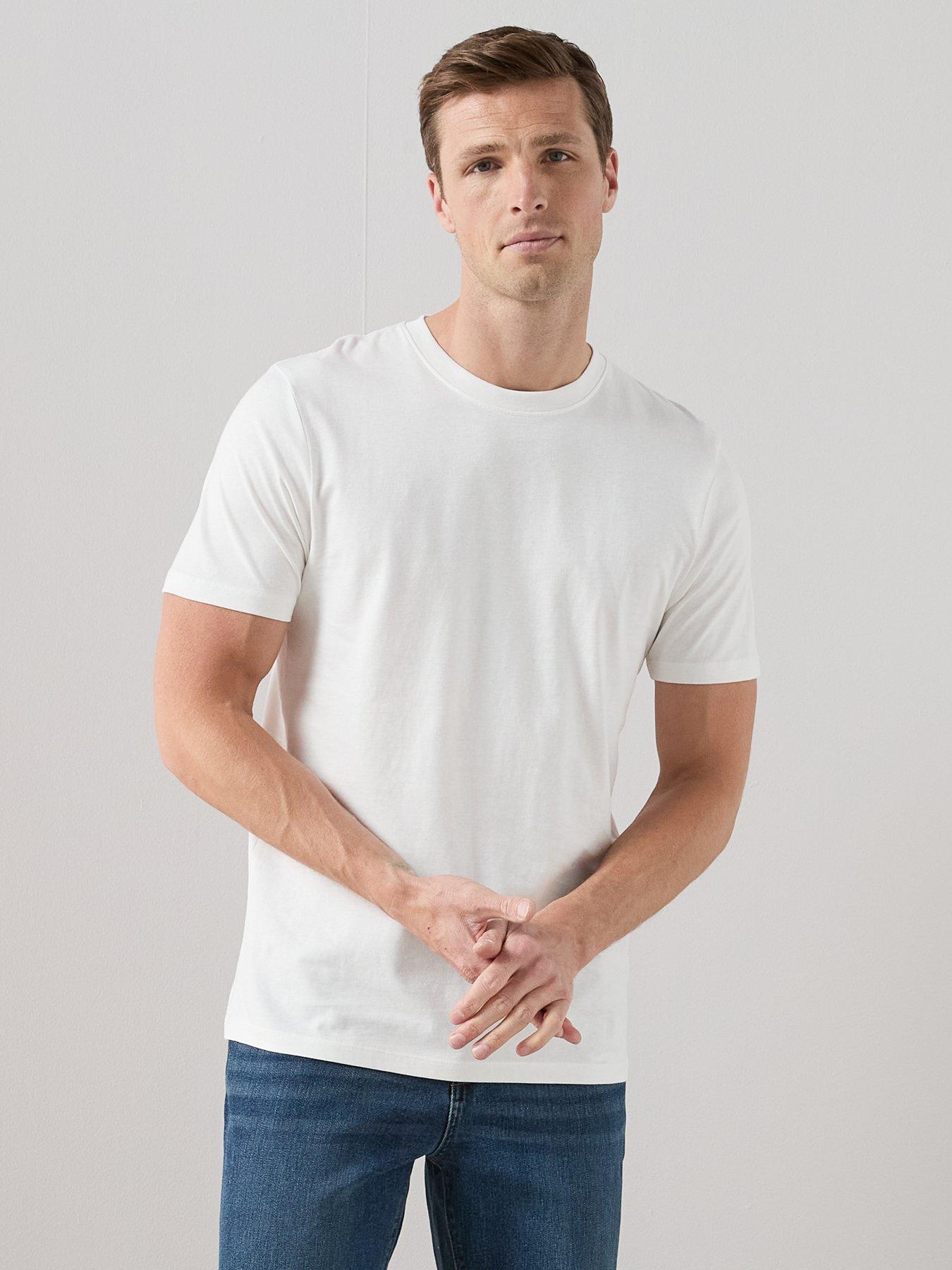 Image 2 of 6 of The Very Collection Essentials 3 Pack Crew T-Shirt - Black/White/Grey