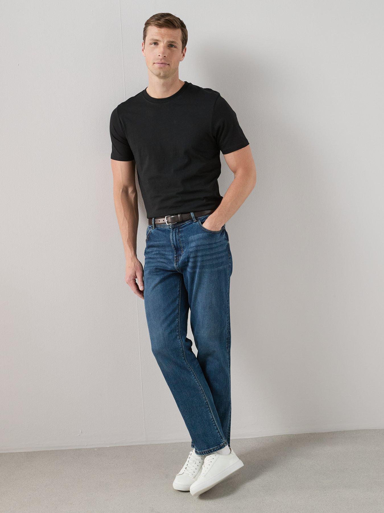 Image 3 of 6 of The Very Collection Essentials 3 Pack Crew T-Shirt - Black/White/Grey