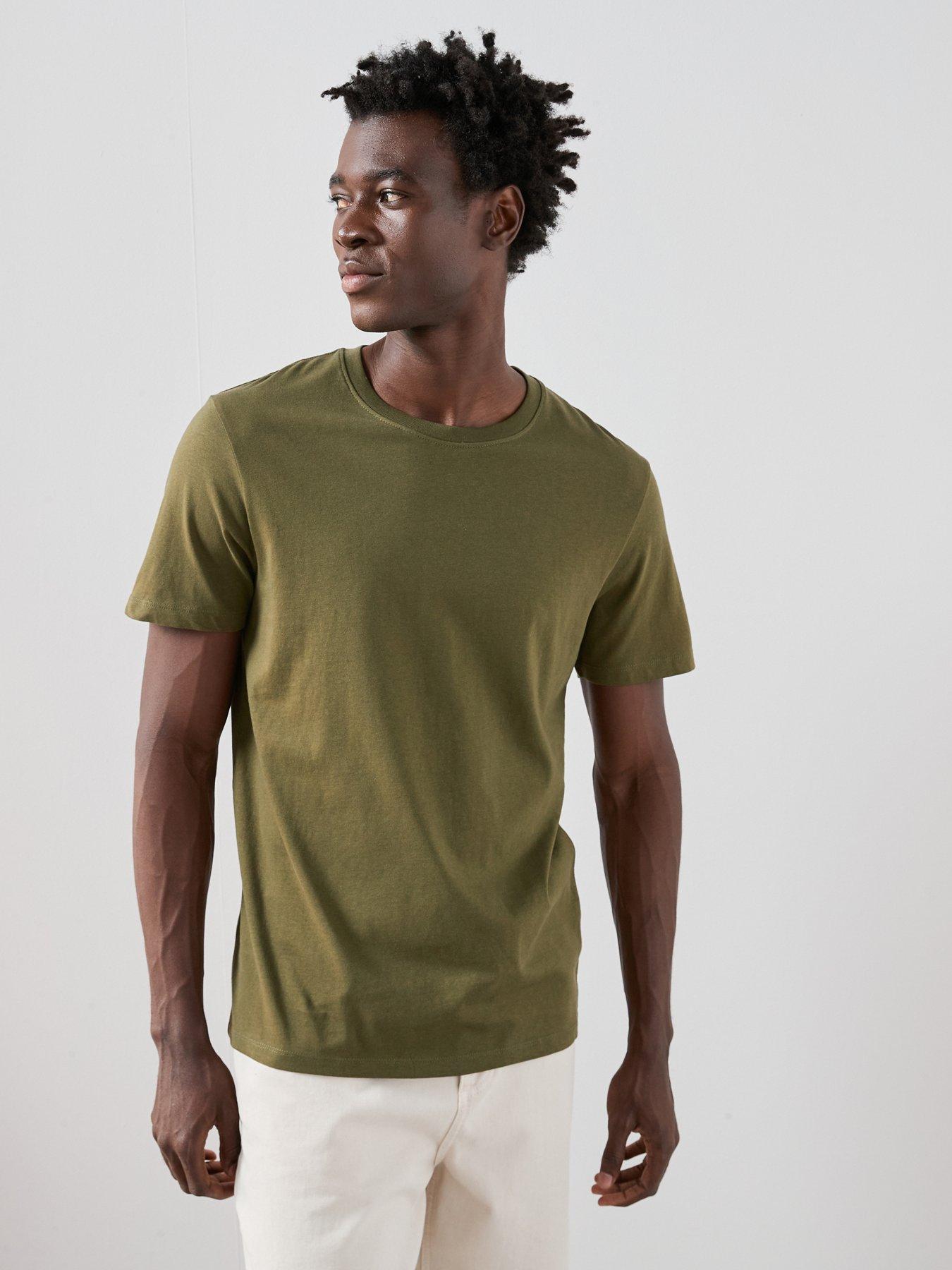 Very Man Essentials Crew Neck T-Shirt - Khaki