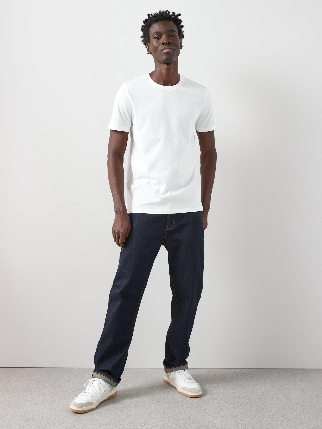 Image 3 of 6 of The Very Collection Pure Cotton Essentials Crew Neck T-shirt - White