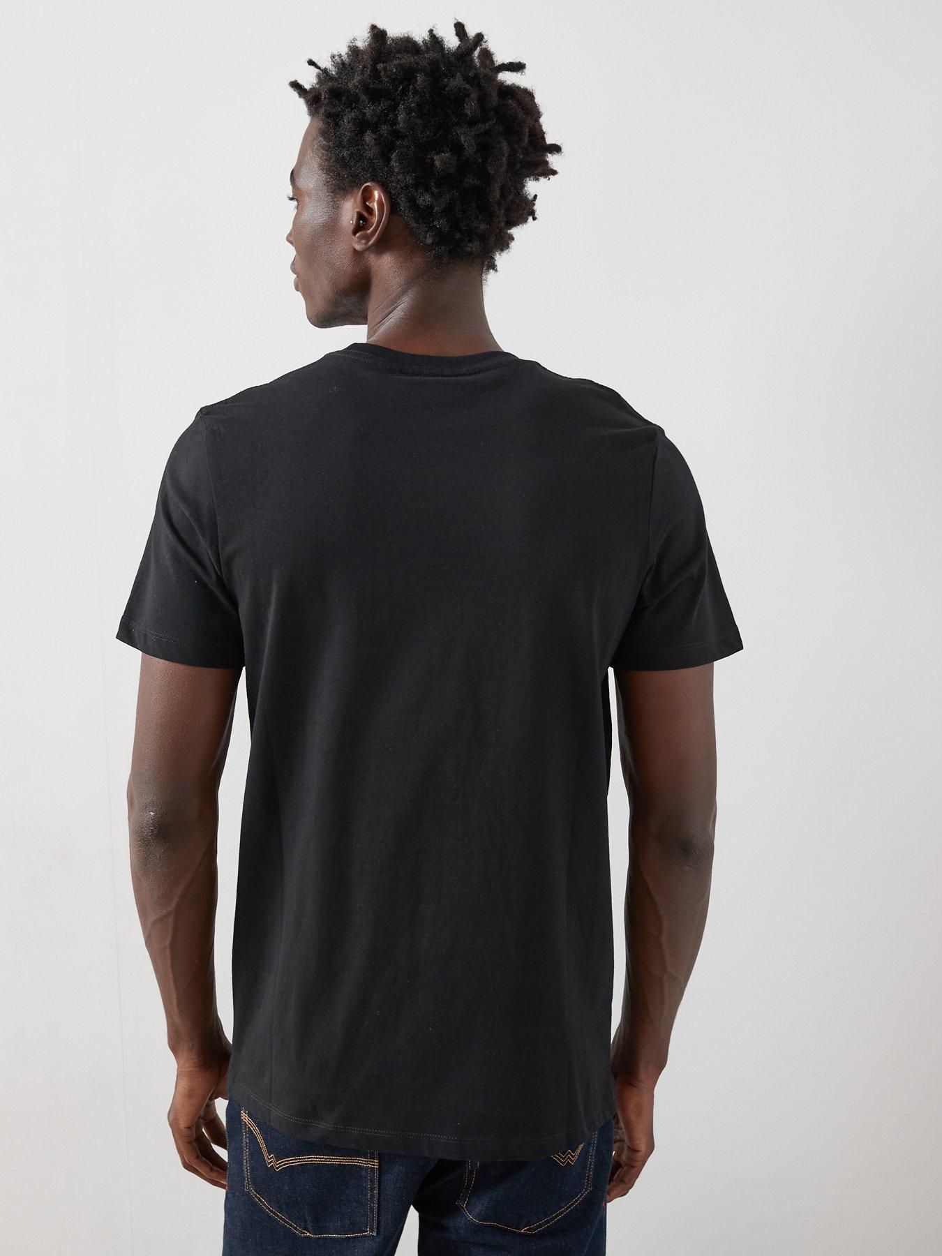 Image 2 of 6 of The Very Collection Mens Pure Cotton Crew Neck Short Sleeve T-Shirt - Black
