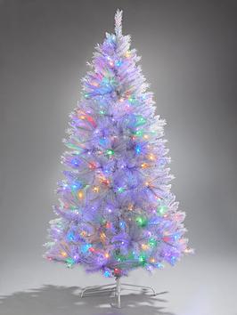 6ft-white-regal-pre-lit-multifunction-dual-colour-led-christmas-tree