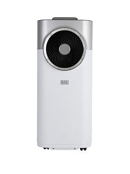 black-decker-bxac40008gb-12000-btu-portable-3-in-1-air-conditioner-dehumidifier-amp-cooling-fan-white
