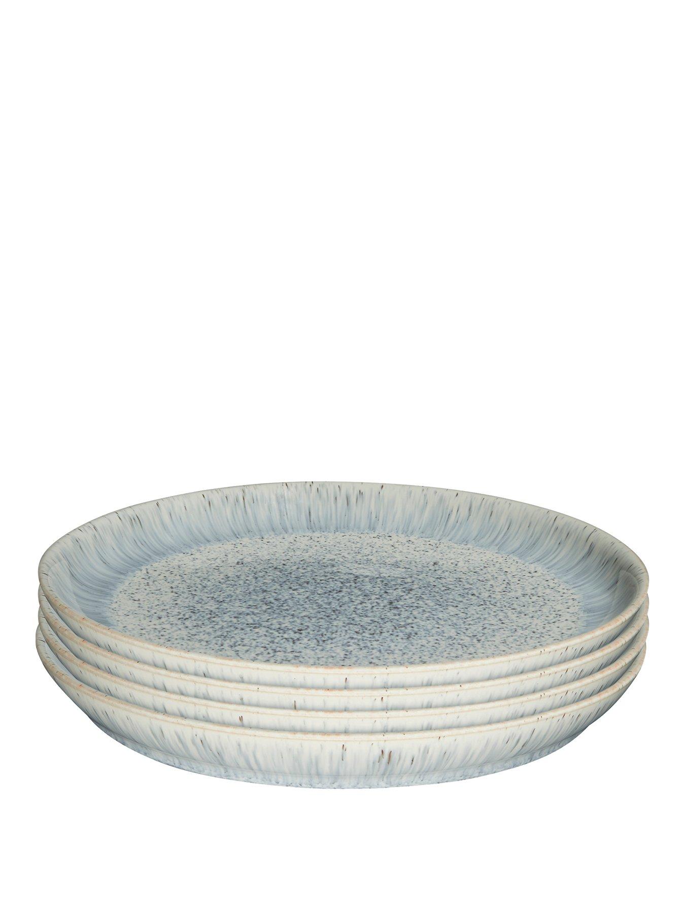 undefined Halo Grey Speckle Dinner Plates – Set of 4