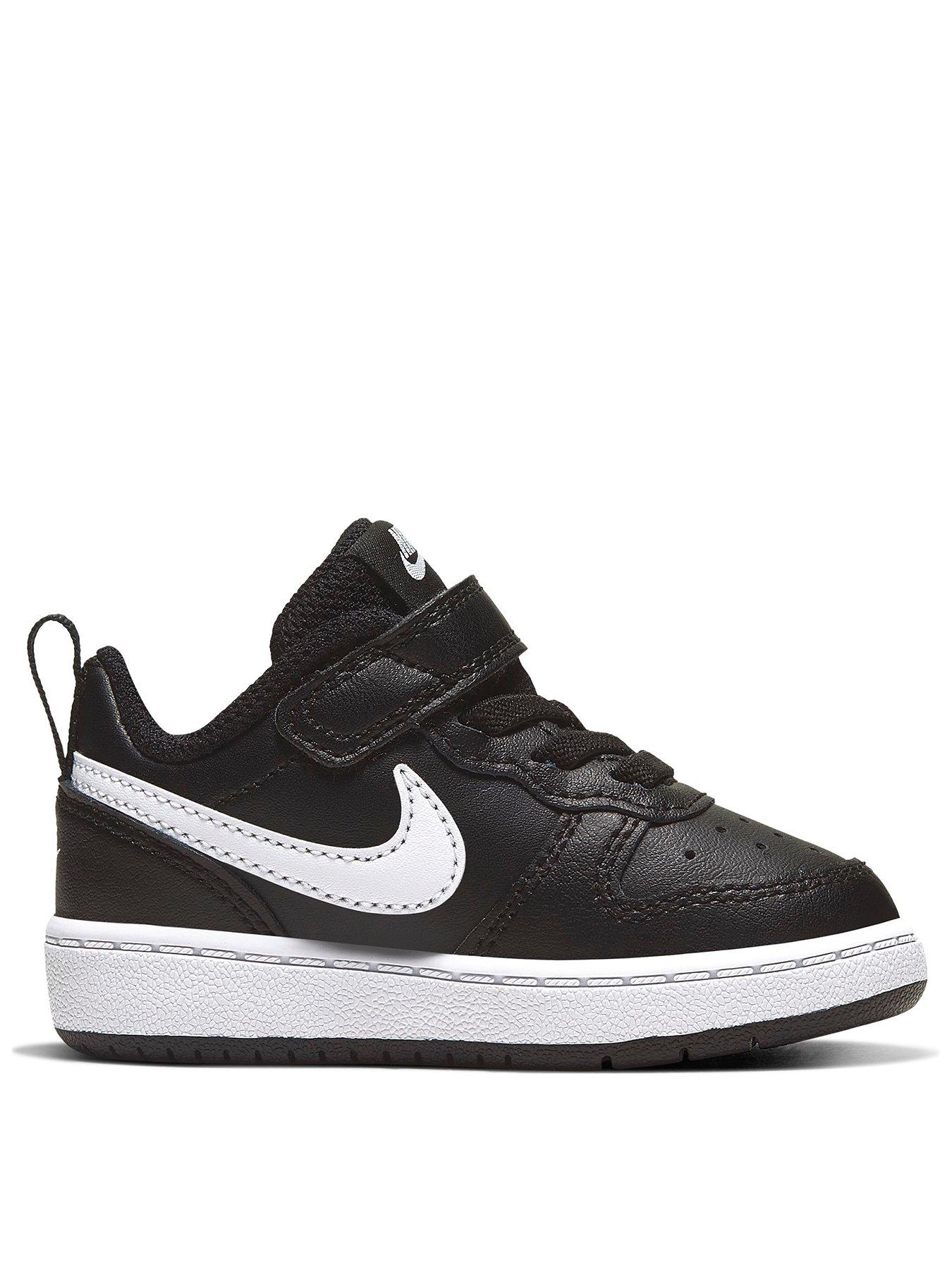 Infant nike hot sale black trainers