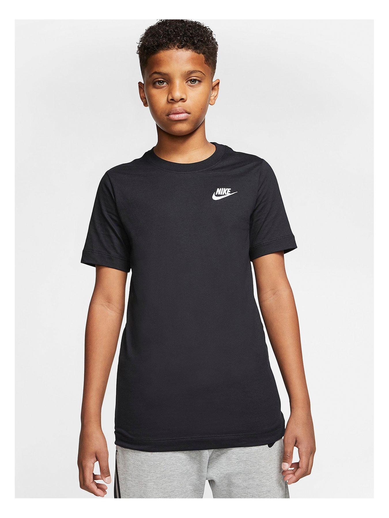 Nike futura cheap t shirt black