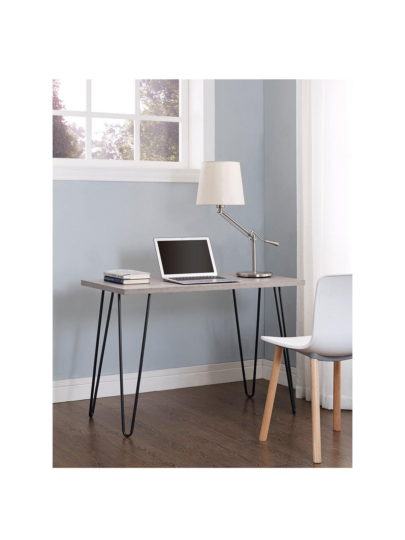 Image 2 of 4 of Dorel Home Owen Desk&nbsp;-&nbsp;Grey Oak