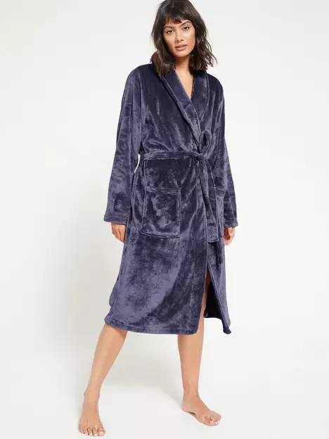 prod1089607056: Supersoft Dressing Gown - Navy