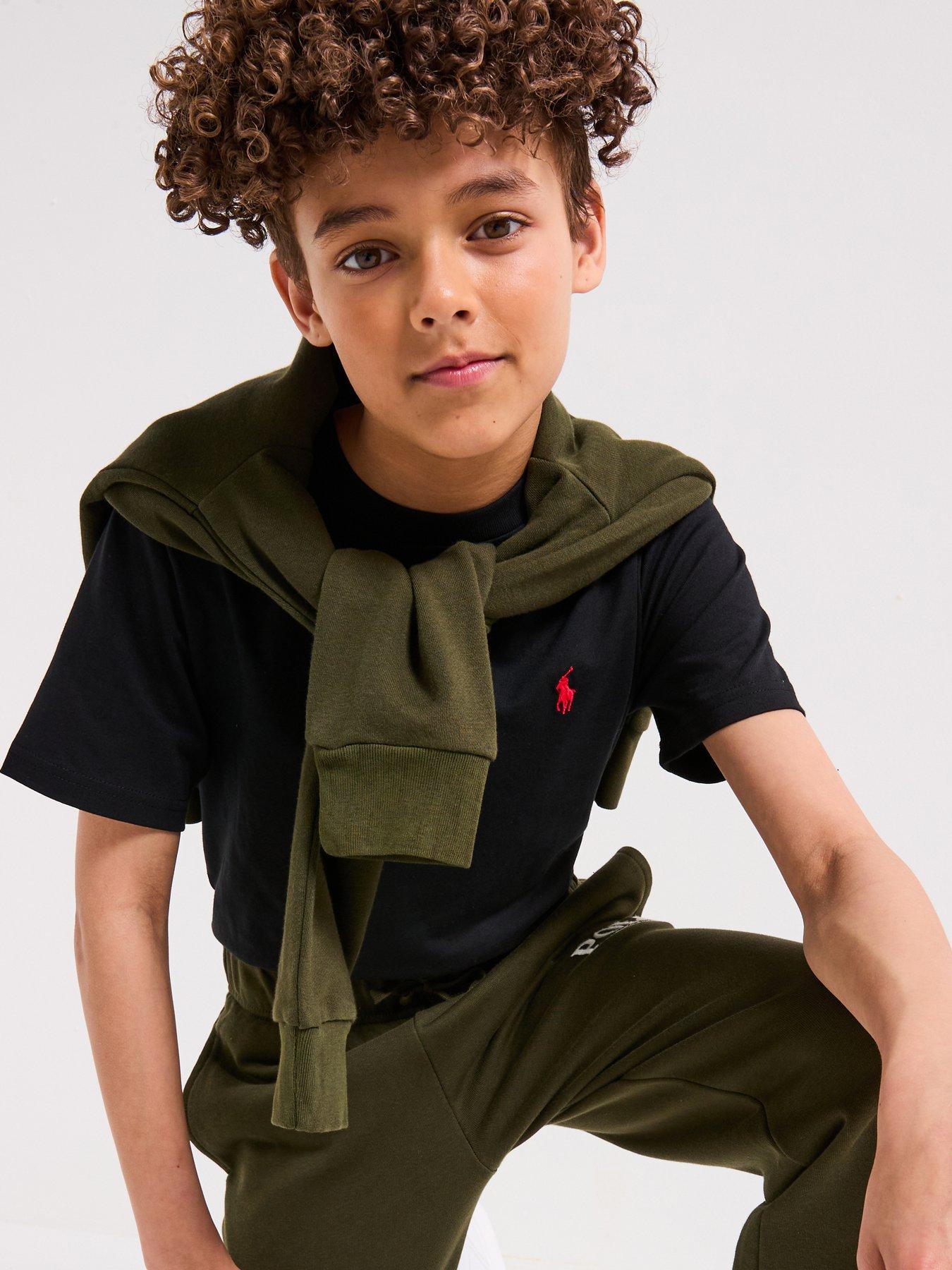 Polo Ralph Lauren Boys Classic Short Sleeve T-Shirt - Black