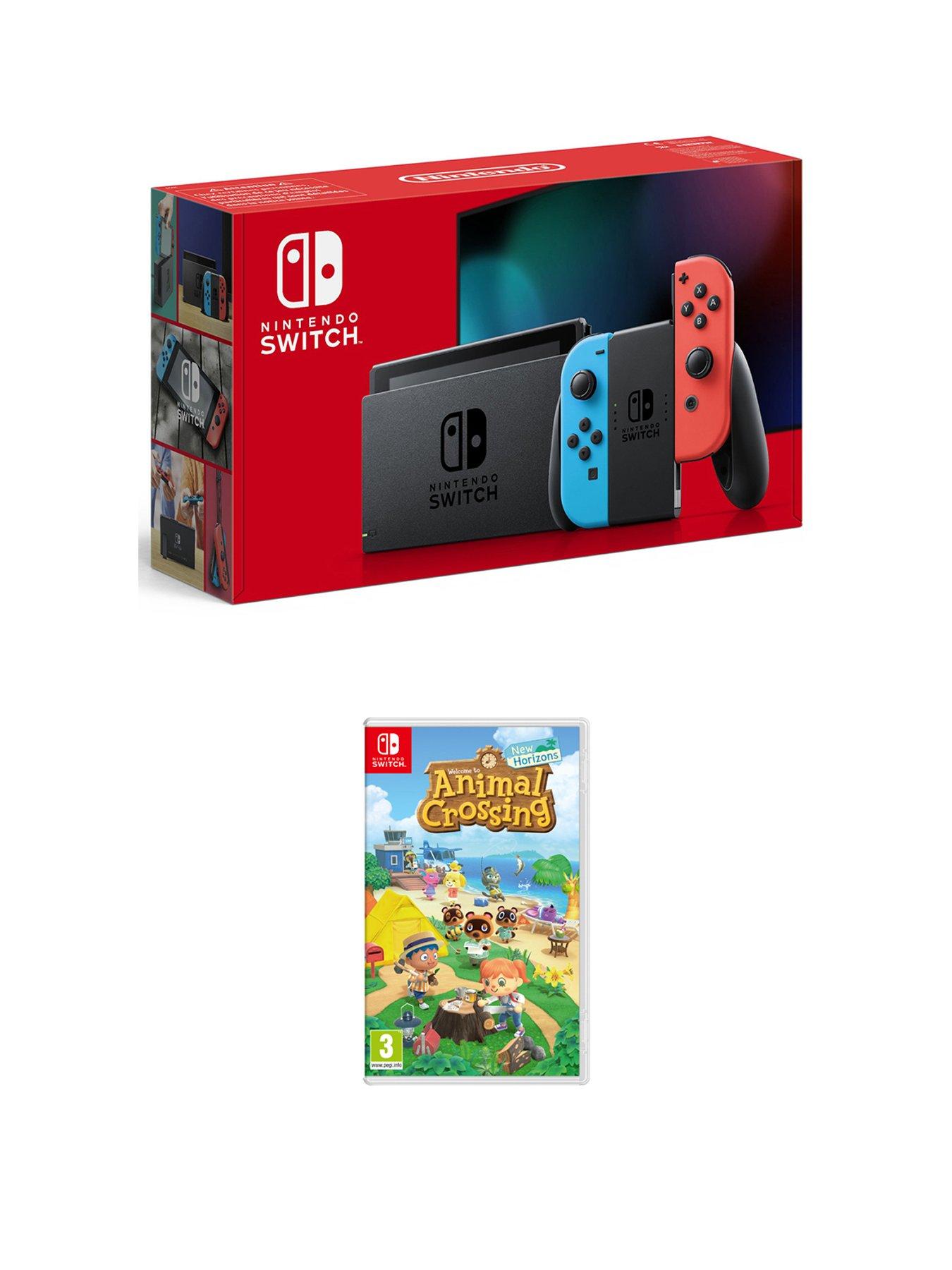 melodi frokost aflange Nintendo Switch Neon Console with Animal Crossing New Horizon | Very Ireland