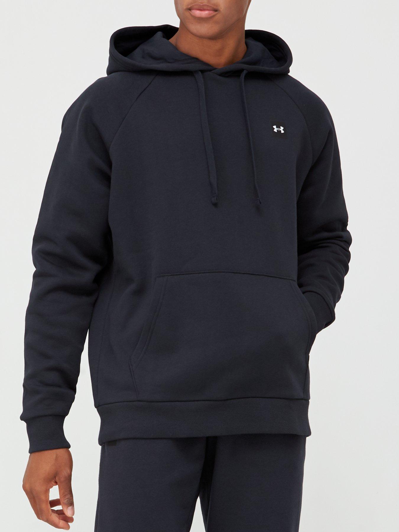 under-armour-trainingnbsprival-fleece-hoodie-blackwhitefront