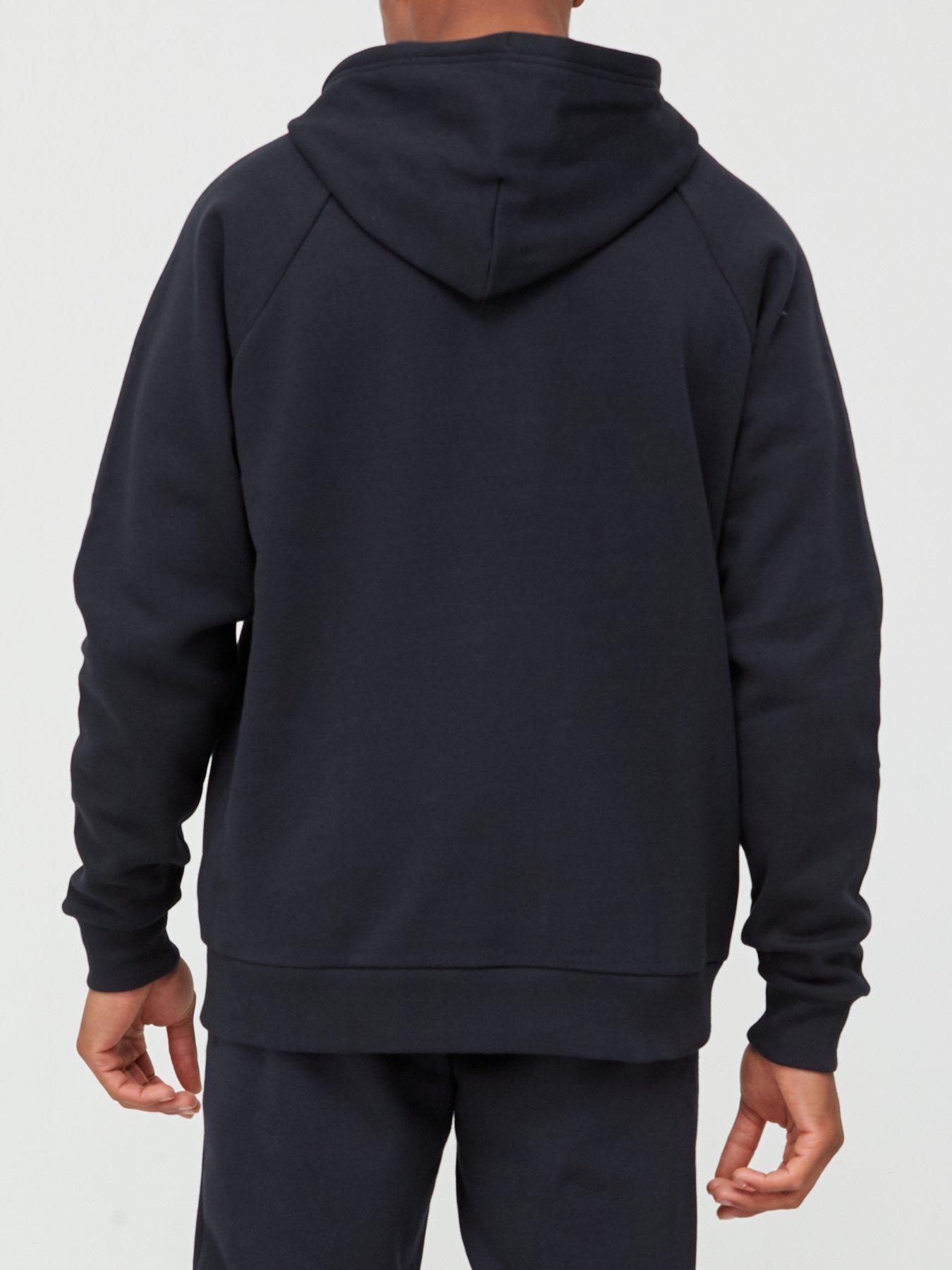 under-armour-trainingnbsprival-fleece-hoodie-blackwhitestillFront