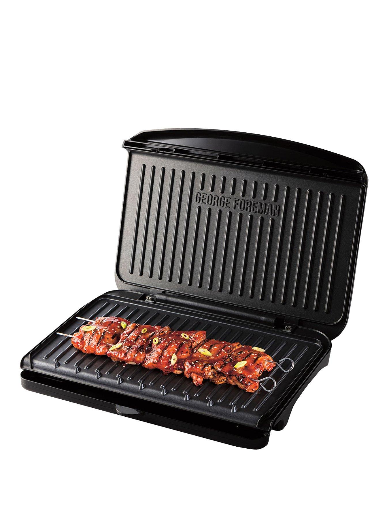 Image 1 of 8 of George Foreman Large Black Fit Grill - 25820