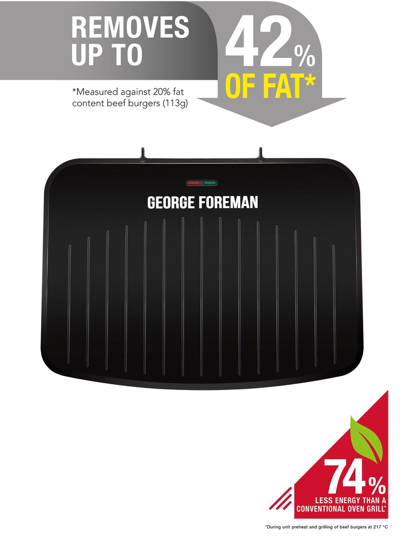 Image 2 of 8 of George Foreman Large Black Fit Grill - 25820
