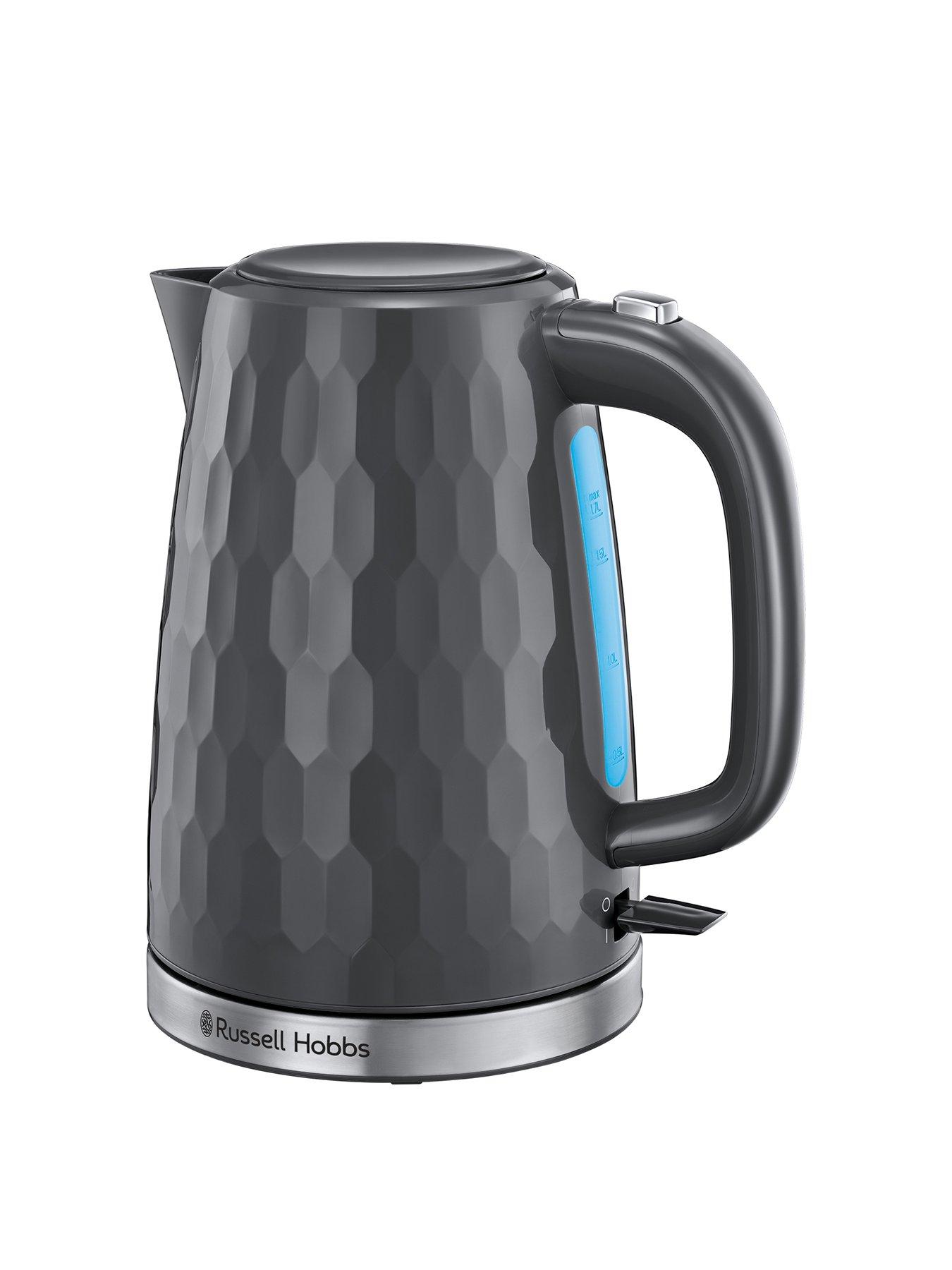 Russell Hobbs Honeycomb Grey Plastic Kettle 26053 Very Ireland