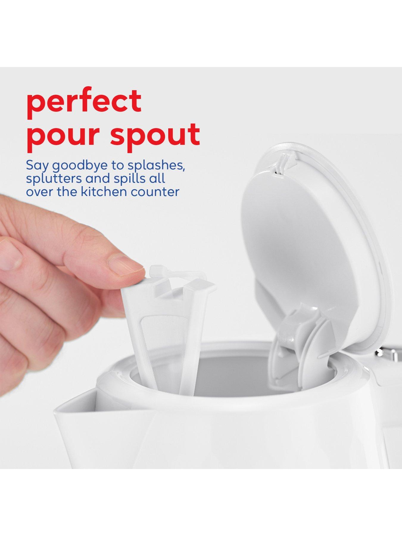 Image 6 of 7 of Russell Hobbs Honeycomb White Plastic Kettle - 26050