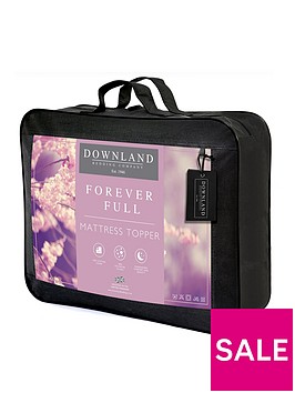 downland-forever-full-7cm-mattress-topper-single-white