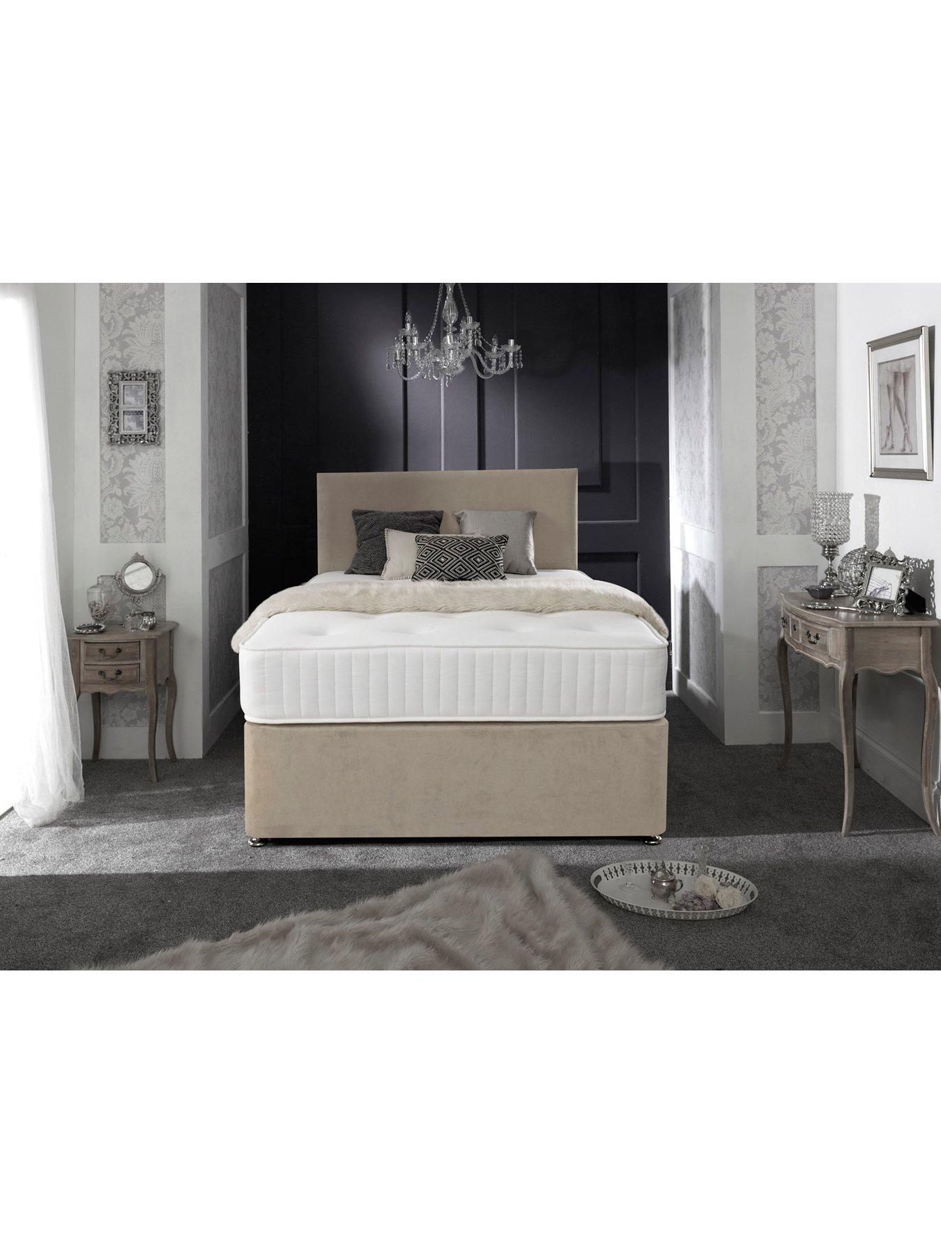 Image 1 of 6 of Shire Beds Tivoli Ortho Mattress and Upholstered Divan Base Bed Set (Headboard sold separately)&nbsp;- FSC&reg; Certified