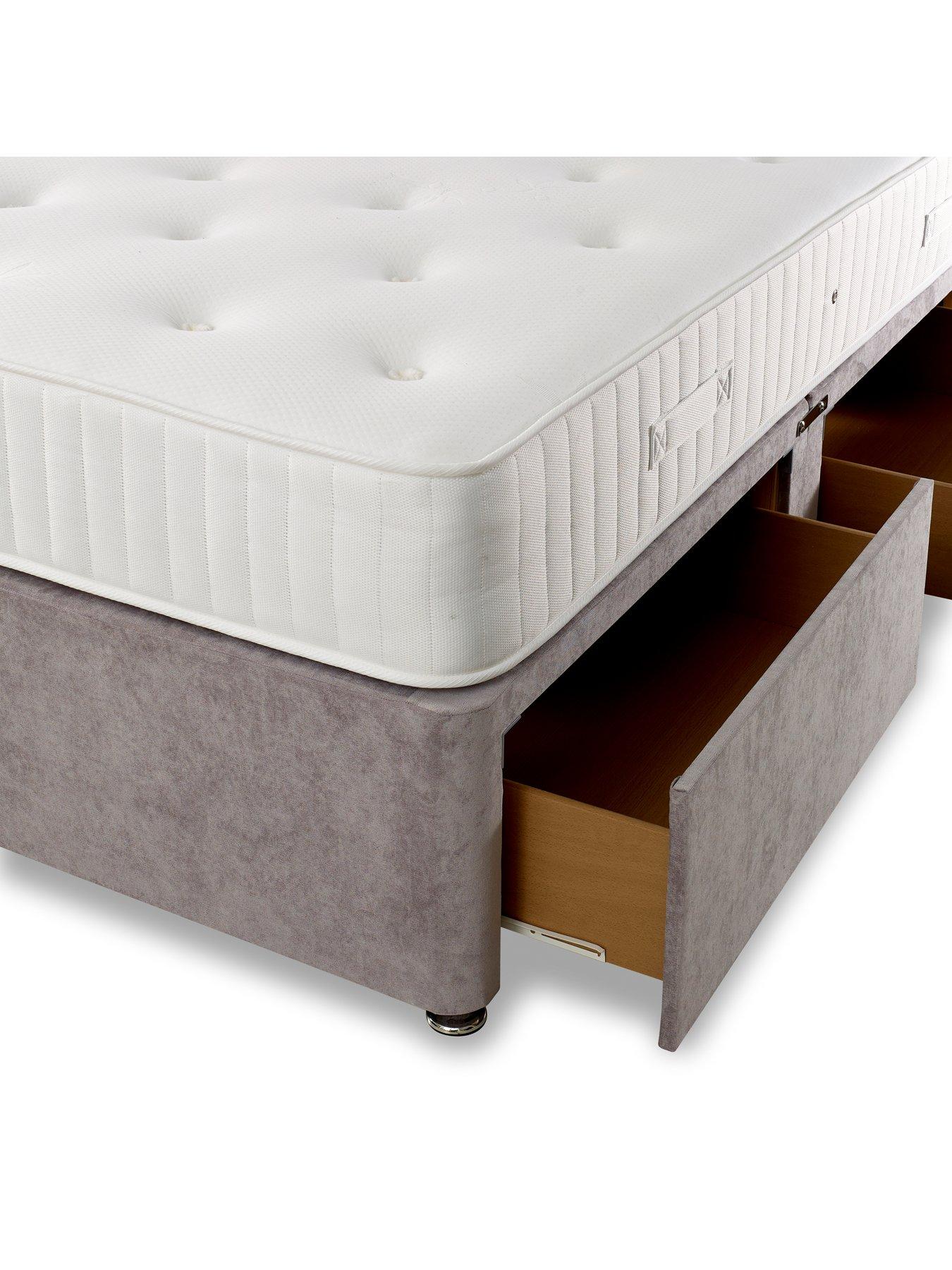 Image 4 of 6 of Shire Beds Tivoli Ortho Mattress and Upholstered Divan Base Bed Set (Headboard sold separately)&nbsp;- FSC&reg; Certified