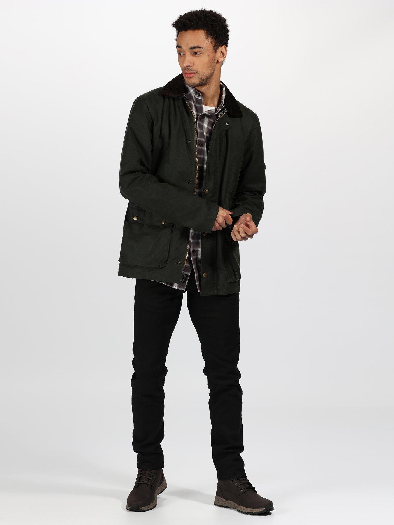 regatta-country-wax-jacket-dark-khakiback