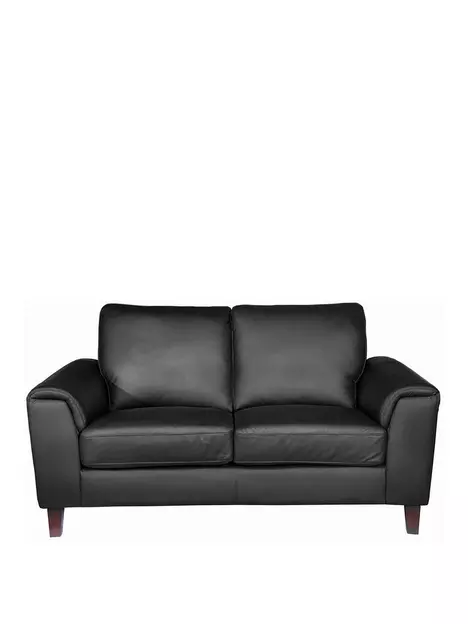 prod1089683918: Roma Real Leather/Faux Leather 2 Seater Sofa