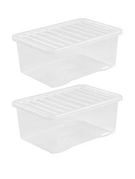 wham-set-of-2-clear-plastic-crystal-storage-boxes-ndash-45-litres-each