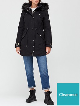 v-by-very-glam-parka-with-buckle-sleeve-detail-black