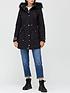 v-by-very-glam-parka-with-buckle-sleeve-detail-blackfront