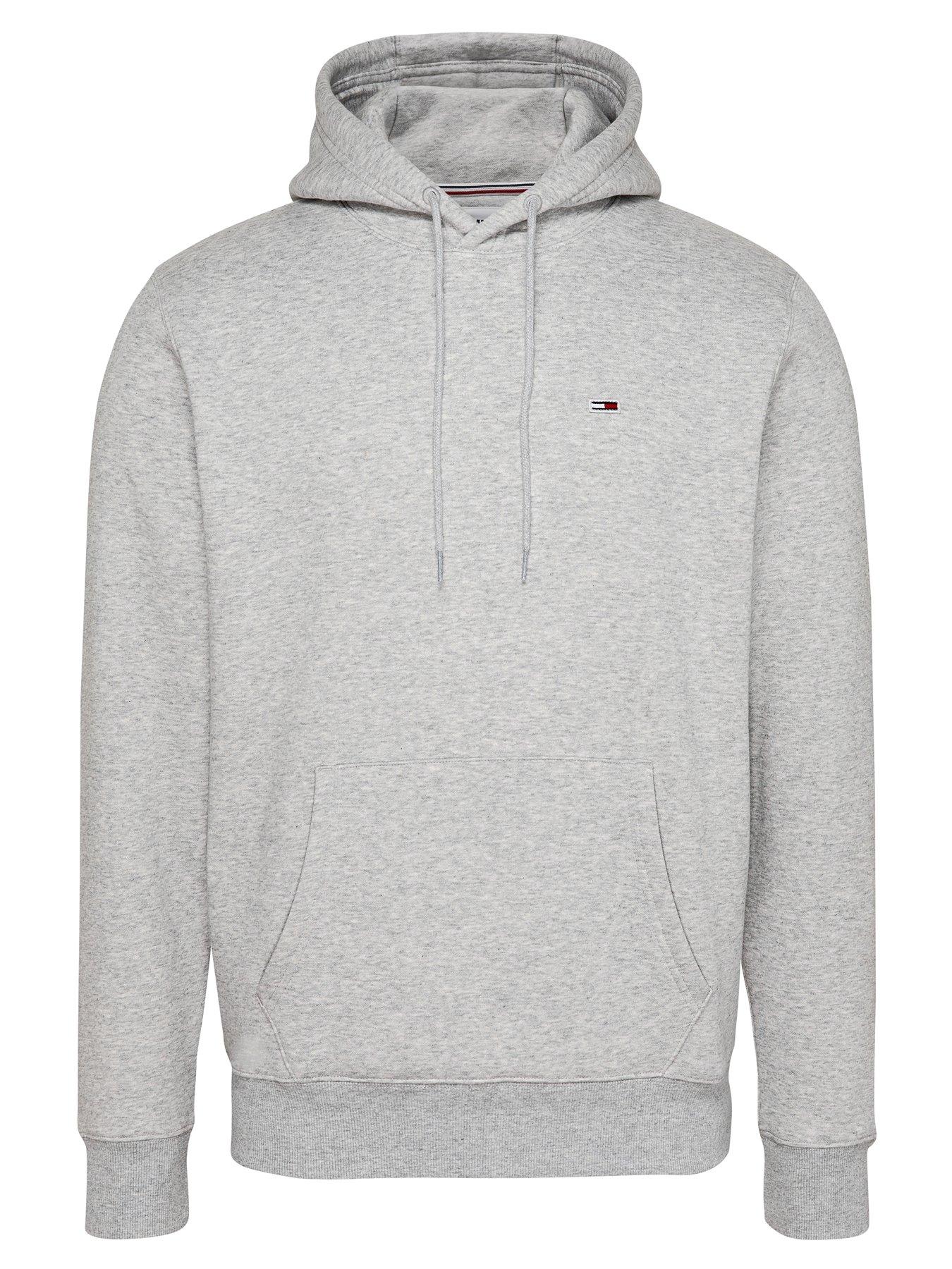 Tommy Jeans Tommy Jeans Regular Fleece Overhead Hoodie Grey