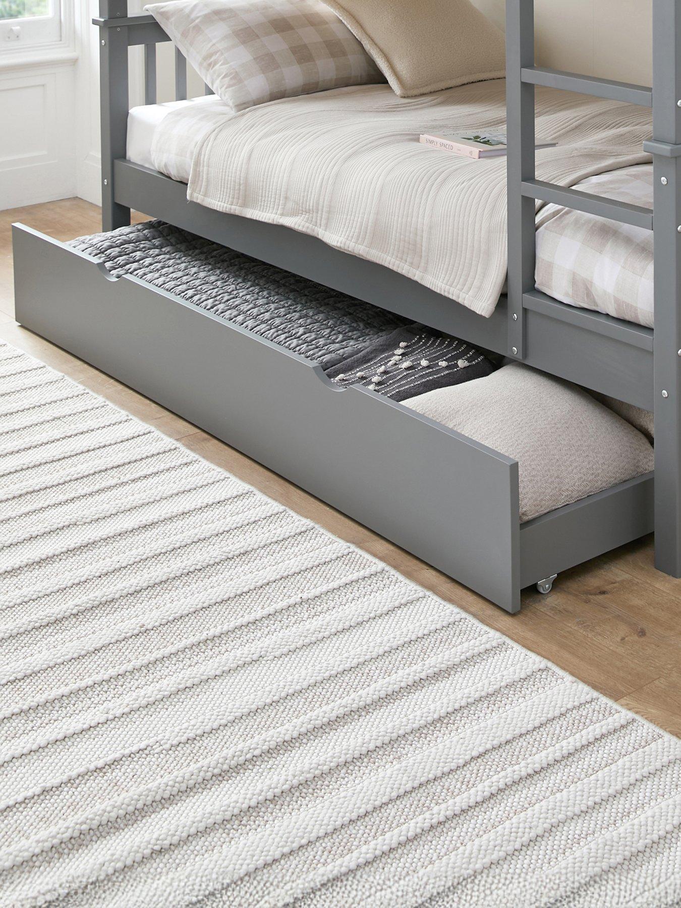 Image 1 of 5 of The Very Collection Classic Novara Kids Under Bed Storage Drawer Add-on -&nbsp;Grey&nbsp;- FSC&reg; Certified