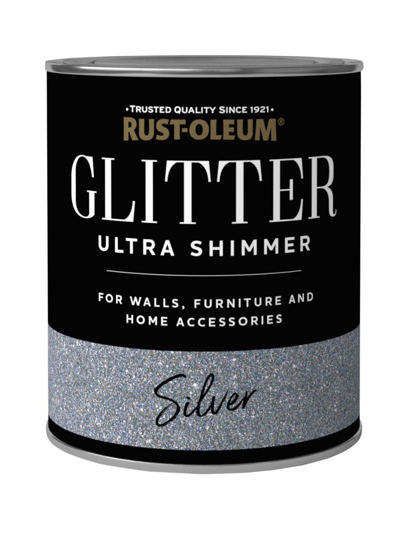 Rustoleum sterling silver glitter on sale paint