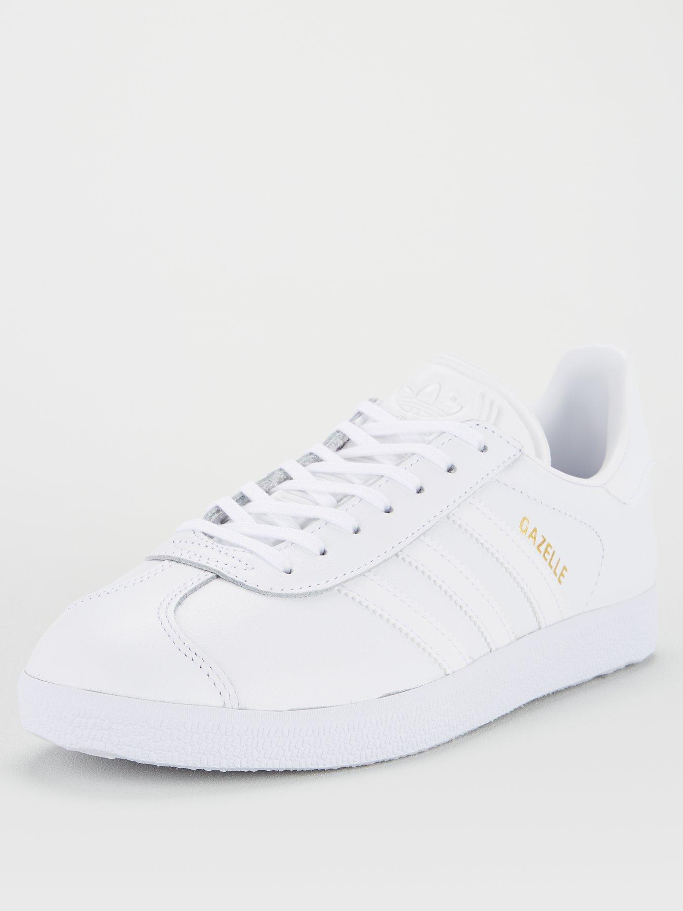 Mens white 2025 adidas gazelle