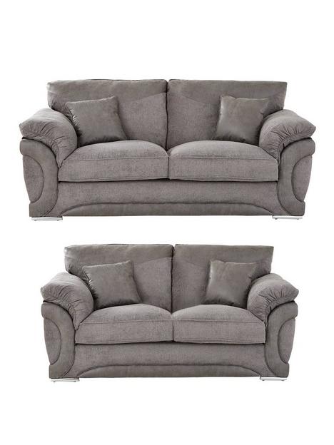 very-home-labrinth-fabric-3-seater-2-seater-sofa-set