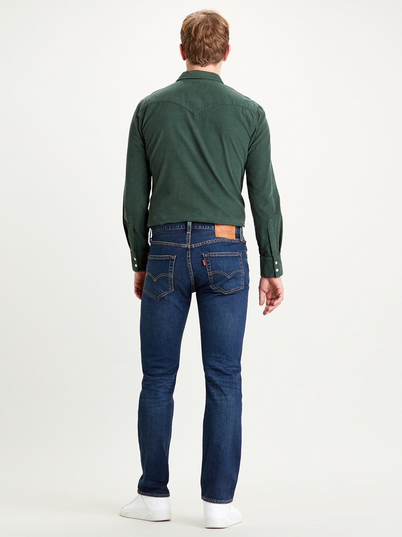 Image 2 of 5 of Levi's 501&reg; Original Straight Fit Jeans - Block Crusher - Dark Blue