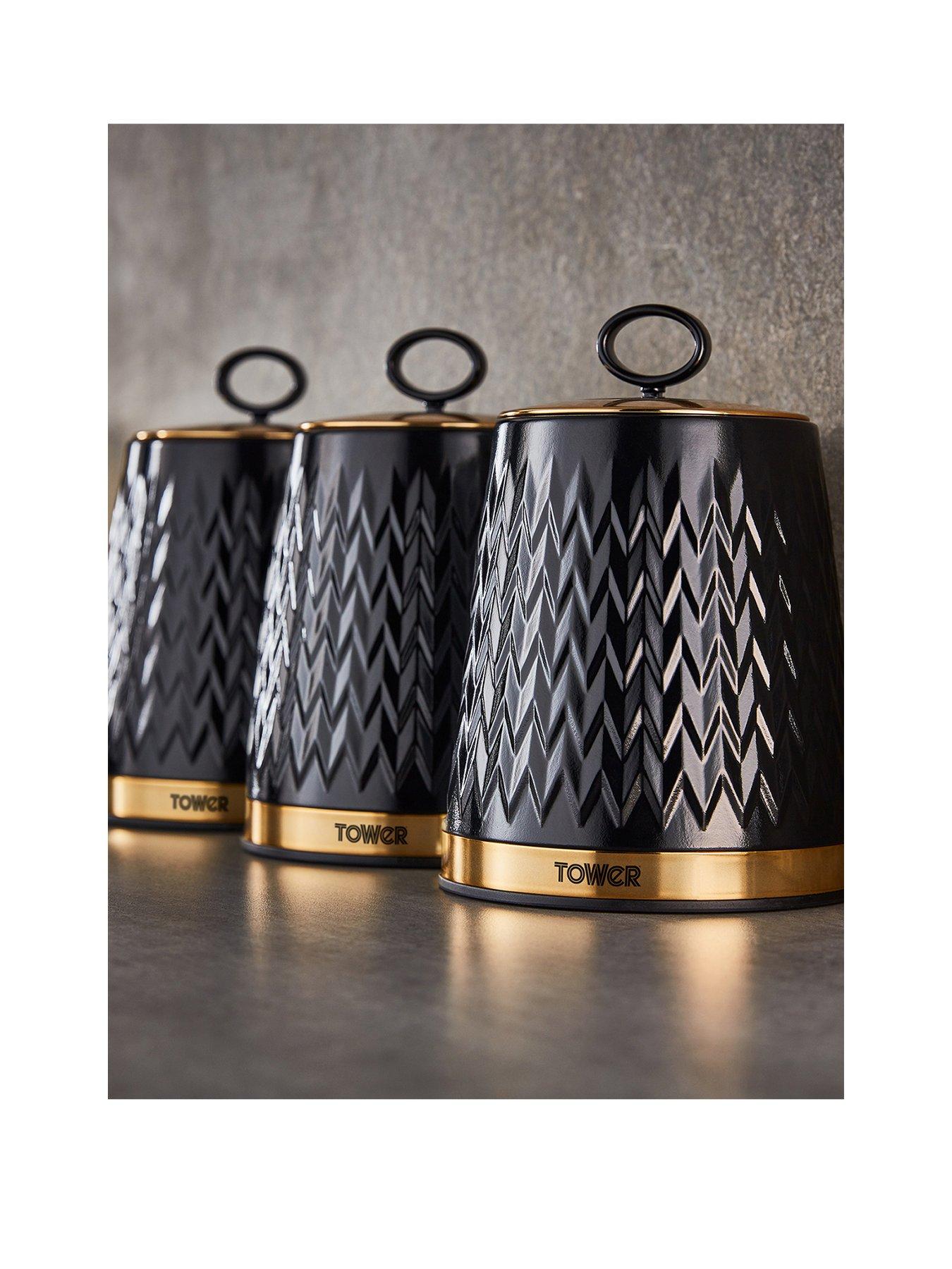 tower-empire-set-of-3-canisters-ndash-black
