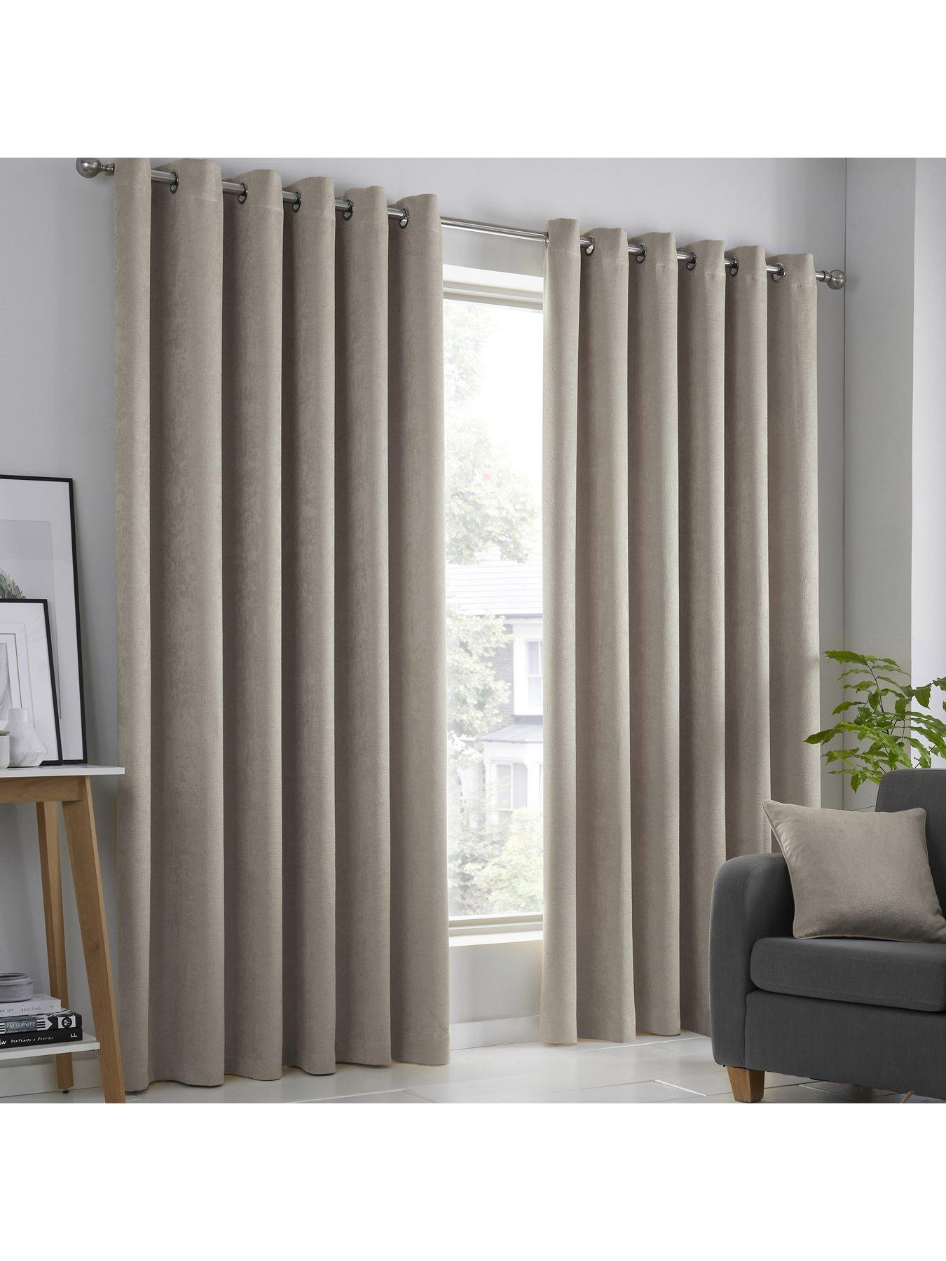 undefined Strata Dim-Out Eyelet Curtains