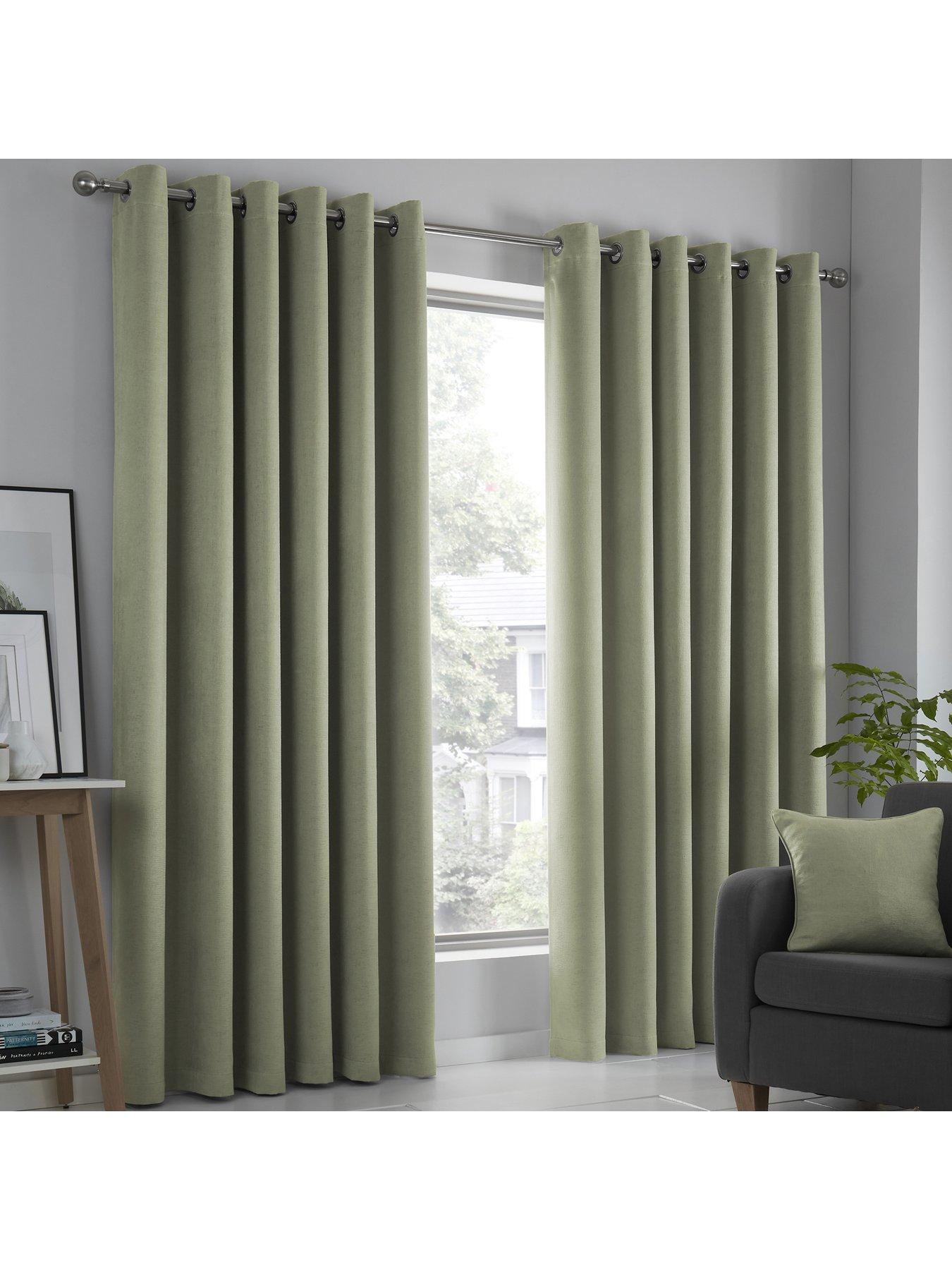 undefined Strata Dim-Out Eyelet Curtains