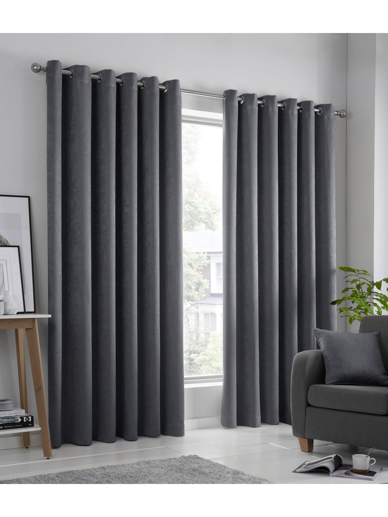 undefined Strata Dim-Out Eyelet Curtains