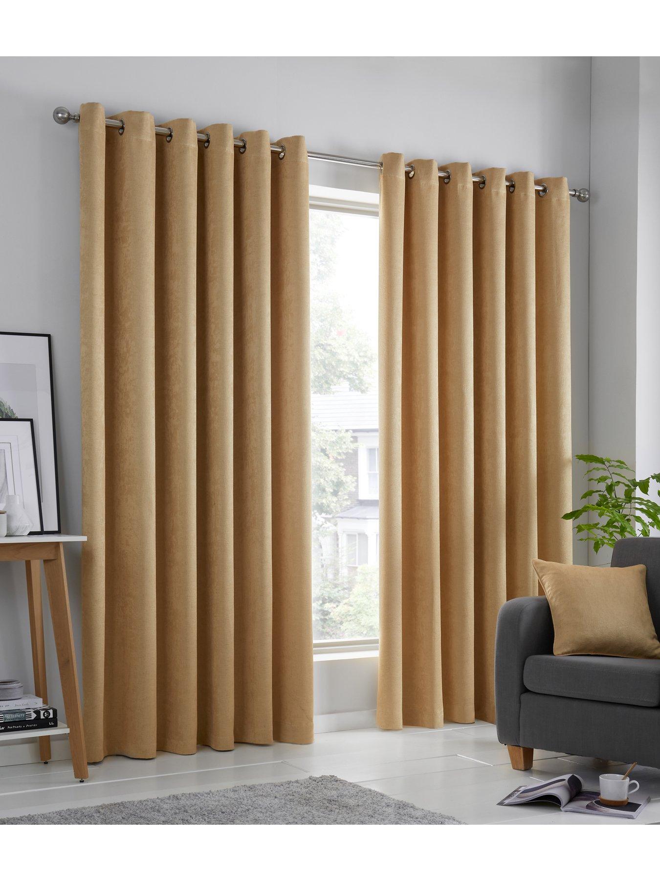 undefined Strata Dim-Out Eyelet Curtains