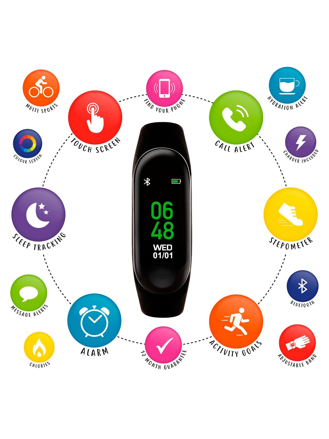 Kids Health Activity Tracker MoreFit Kids Fitness Tracker New