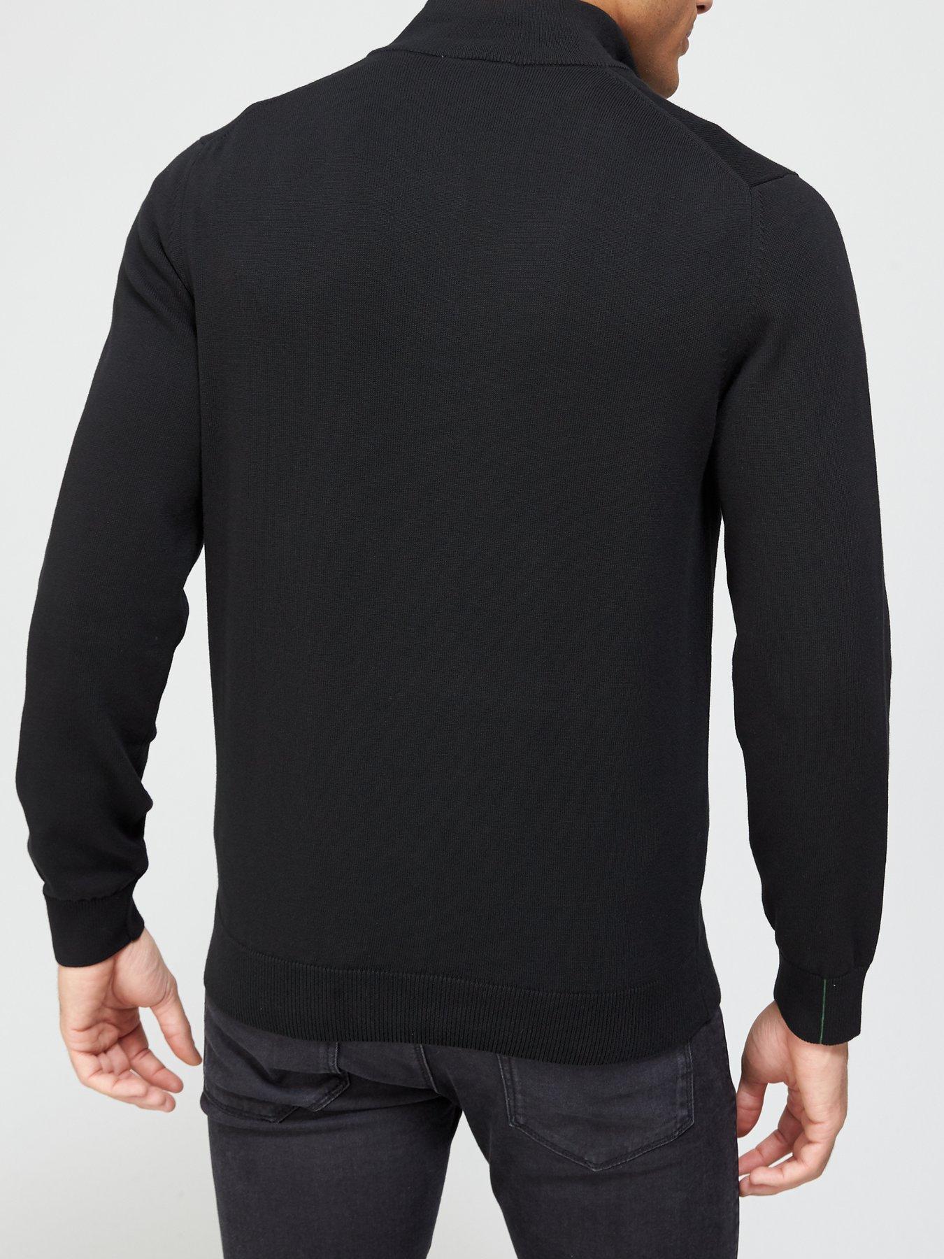 lacoste-half-zip-knit-jumper-blackstillFront