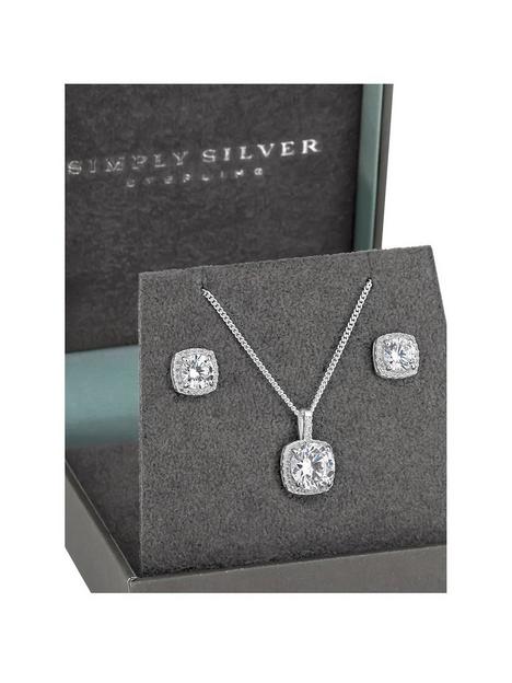 simply-silver-gift-boxed-sterling-silver-925-square-halo-solitaire-jewellery-set