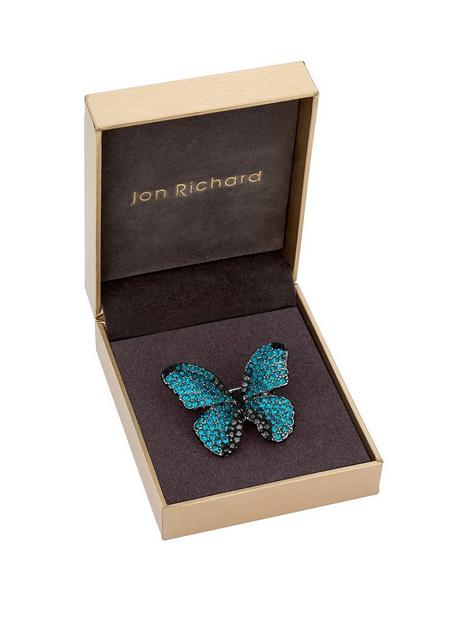 jon-richard-blue-aqua-andnbspjet-pave-butterfly-brooch