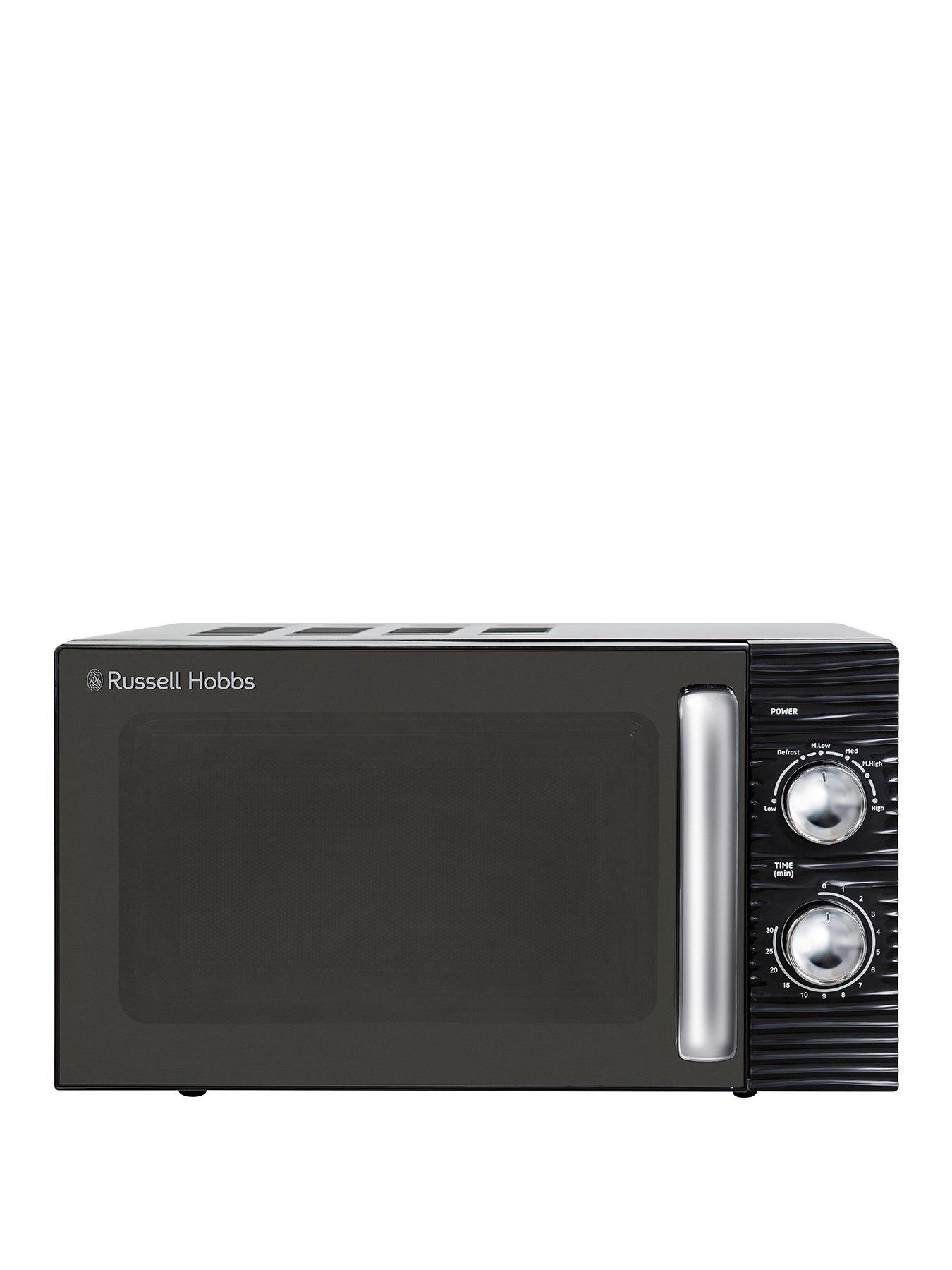 Russell Hobbs RHMM715B Honeycomb 17 Litre Black Manual Microwave