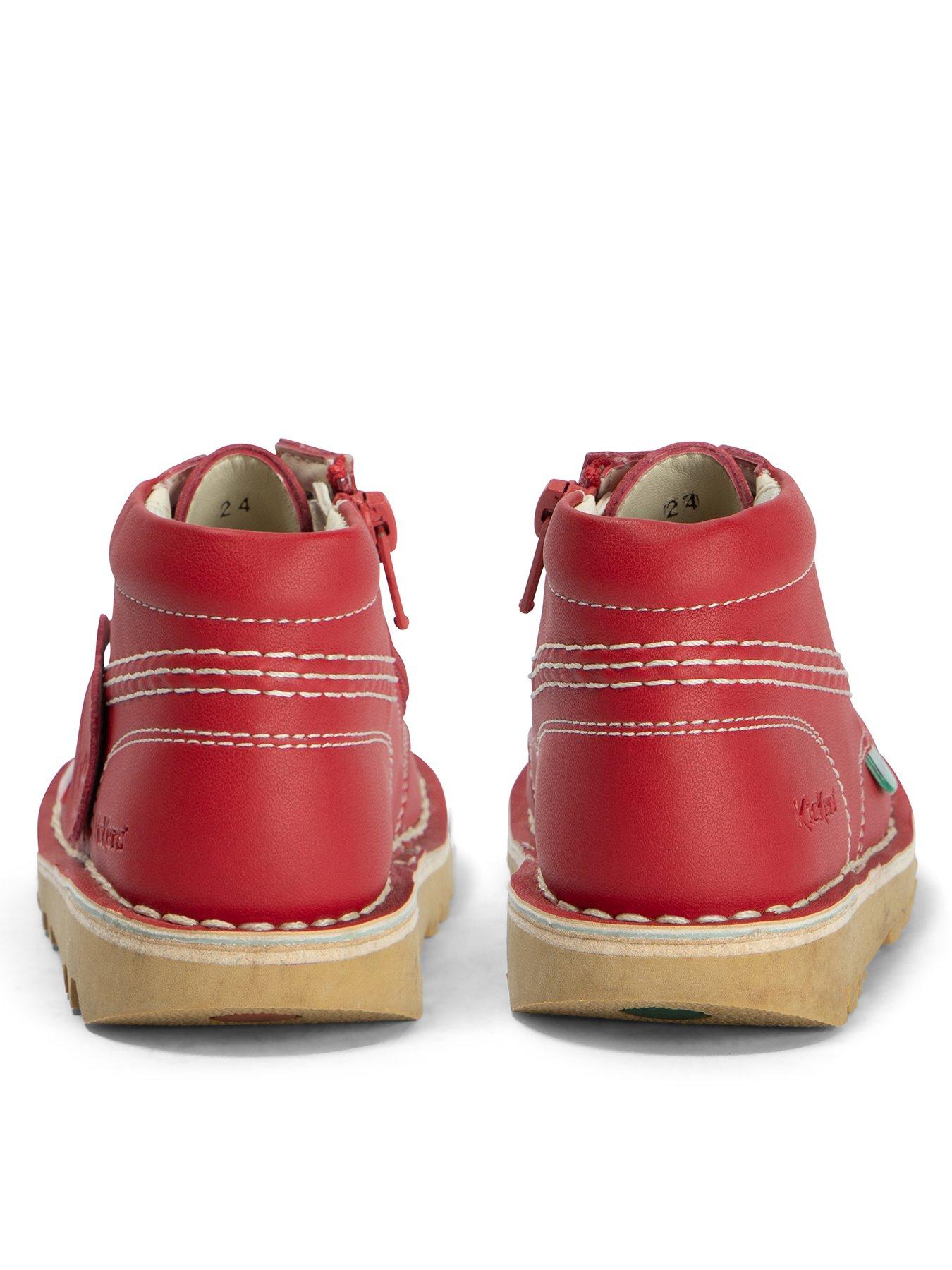 Image 2 of 7 of Kickers Kick Hi Zip Boot - Red