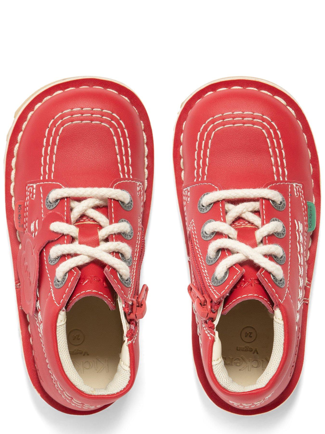 Image 4 of 7 of Kickers Kick Hi Zip Boot - Red