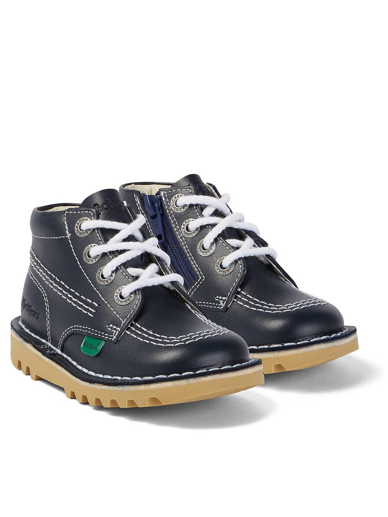 Image 3 of 8 of Kickers Kick Hi Zip Boot - Navy