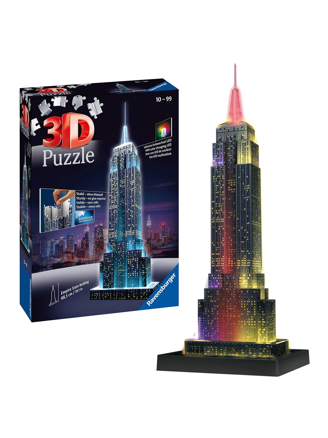 Corporation Korea Materialisme Ravensburger Empire State Building Night Edition 3D Puzzle | Very Ireland